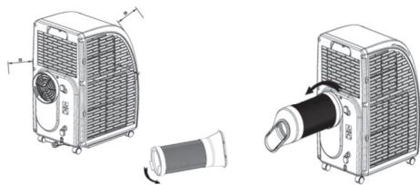 TAURUS HOME AC 293 - Assembly of the exhaust hose - 1