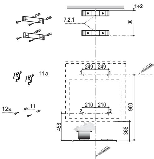 FABER STILUX - Wall drilling and bracket fixing - 1