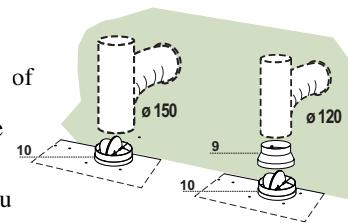 FABER MIRROR - To install a 120 pipe - 1