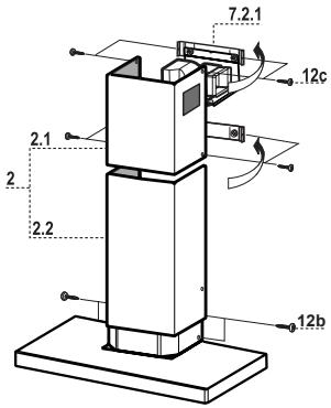 FABER LITHOS CONCRETE - Lower exhaust Chimney - 1