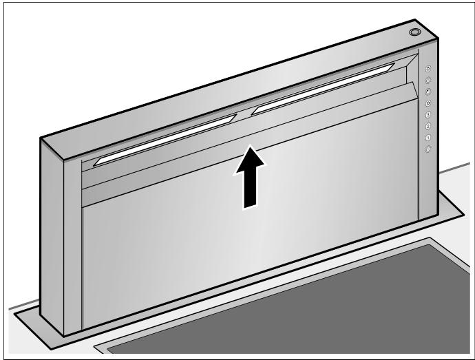 GAGGENAU AW240120 - Abrir a cobertura do filtro - 1