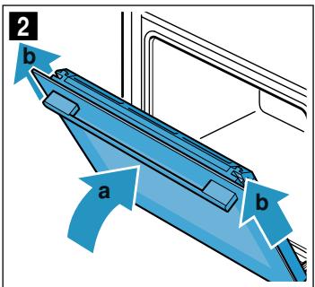 BOSCH HBA573BV0 - Décrocher la porte de l'appareil - 2