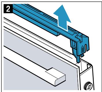 BOSCH HBA573BV0 - Enlever le recouvrement de la porte - 2