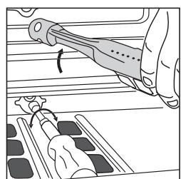GLEM A855EI - REGOLAZIONE DEL MINIMO SU BRUCIATORE FORNO (fig. 22 - pag. 14) - 6
