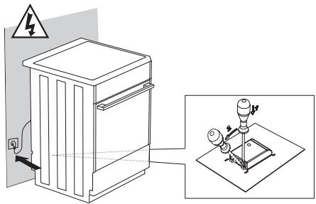 GORENJE G611E10WKA - RACCORDEMENT AU RÉSEAU ÉLECTRIQUE - 1