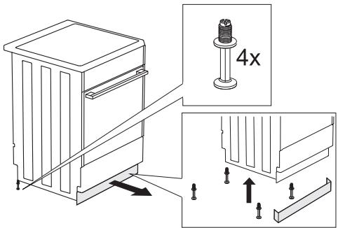 GORENJE G611E10WKA - MISE À NIVEAU DE L'APPAREIL ET SUPPORT COMPLEMENTAIRE - 4