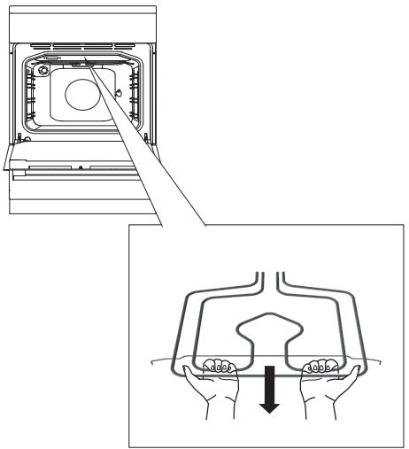 GORENJE EIT6351XPD - Nettoyage de la VOUTE du FOUR - 1