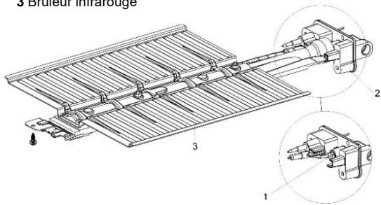 GORENJE BCS547ORAW - Brûleur infrarouge - 1