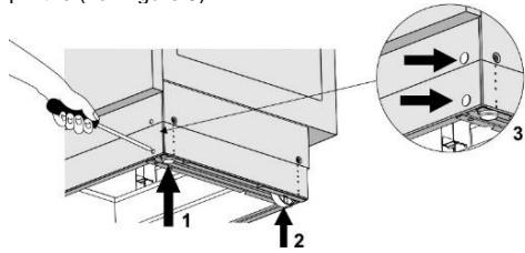 GORENJE BCS547ORAW - La cusinière doit être installée à l'horizontalé! - 1