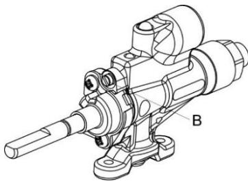 GORENJE BCS547ORAW - Robinet de gaz du brûleur avec sécurité thermoelectrique - 1
