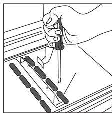 GLEM GE960CMIX - Réglage du minimum sur le bruleur FOUR et bruleur GRILL (fig. 22 page 14) - 2