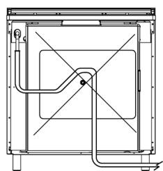 GLEM GFE53IXT - RACCORD AVEC TUYAU FLEXIBLE MÉTALLIQUE (fig. 15 page 29) - 2
