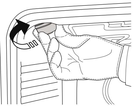 HOTPOINT FA3544CIXHA - REPLACER L'AMPOULE - 1