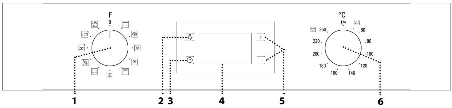 HOTPOINT FA3544CIXHA - PANNEAU DE COMMANDES - 1