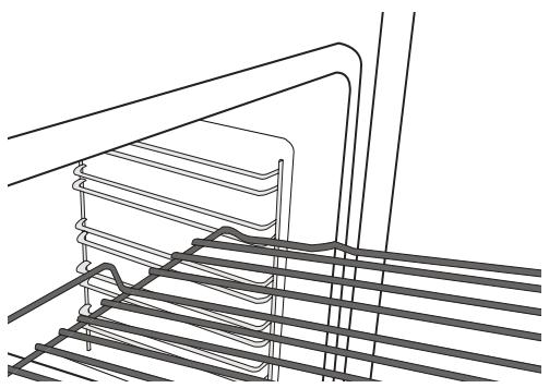 HOTPOINT FA3544CIXHA - INSÉRER LA GRILLE MÉTALLIQUE ET LES AUTRES ACCESSOIRS - 1