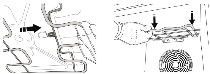 HOTPOINT FA3530HBLHA - ABAISSERL'ELÉMENT CHAUFFANT SUPÉRIEUR - 1
