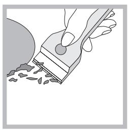HOTPOINT FB53C1HABK - Cleaning the glass ceramic hob - 1