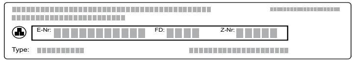 NEFF B3CCE2AN0 - Numéro E et numéro FD - 1