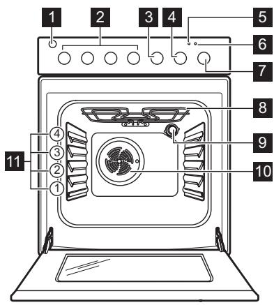 ELECTROLUX EOB8S31X - Vue d'ensemble - 1