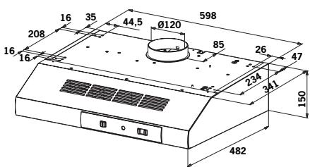 MEPAMSA CUBIK 604 - Dimensiones - 1
