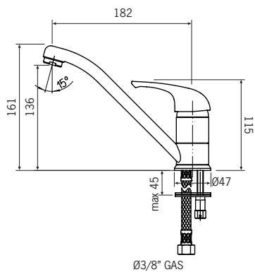 MEPAMSA CUBIK 604 - Dispensador Jabón - 18