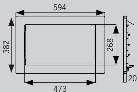 MEPAMSA CUBIK 604 - Inset Mwe 17 grill inox - 9