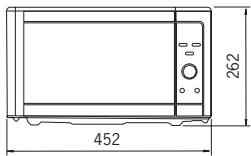 MEPAMSA CUBIK 604 - Mw 17 inox grill - 7