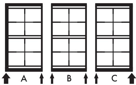 SMEG C95GMCA9-1 - Position correcte des grilles du plan de cuisson - 2