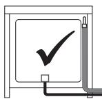 SMEG C95GMCA9-1 - Raccordement avec un tuyau en caoutchouc - 1