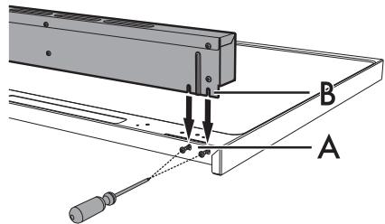 SMEG C95GMCA9-1 - Montage du dosseret - 2