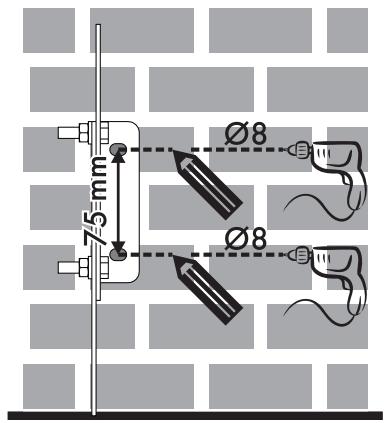 SMEG C95GMCA9-1 - Fixation murale - 8