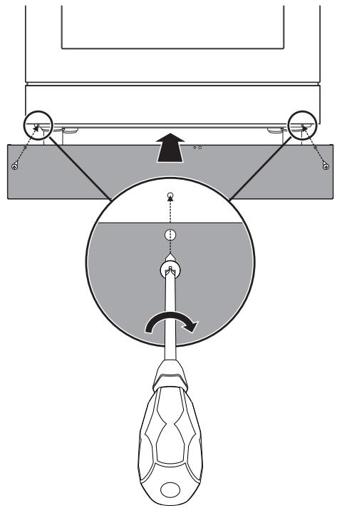 SMEG C95GMCA9-1 - Montage du socle avant - 2