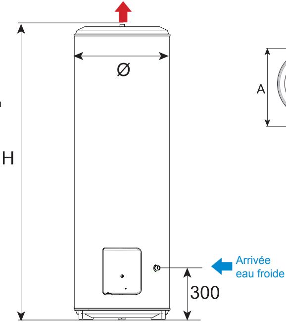 ATLANTIC CALYPSO SPLIT INVERTER - Chauffe-eau verticaux muraux (VM) - 4