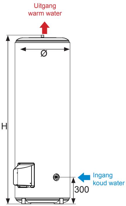 ATLANTIC CALYPSO SPLIT INVERTER - Verticale boiler op voet (V\$) - 1