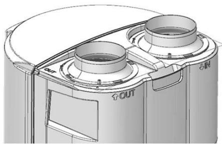 ATLANTIC ODYSSE SPLIT - Mise en place de l'accessoire de raccordement pour gaine - 3