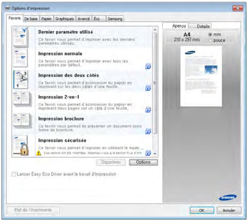 SAMSUNG PROXPRESS SL-M3825ND - Ouverture des préférences d'impression - 3