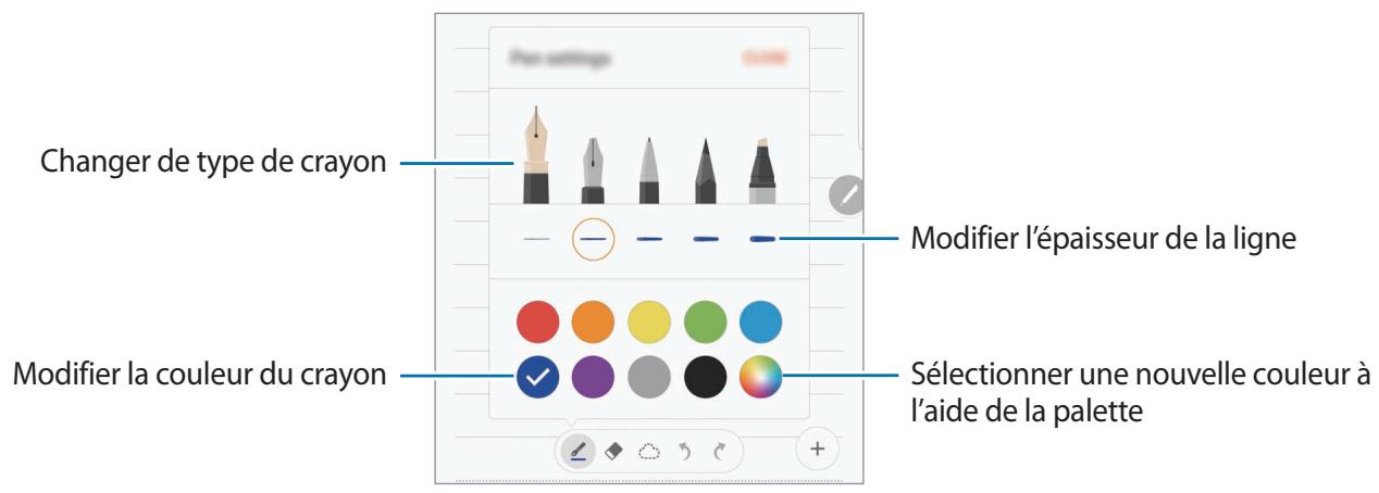 SAMSUNG GALAXY XCOVER 4S - Modifier les paramètres du crayon - 1