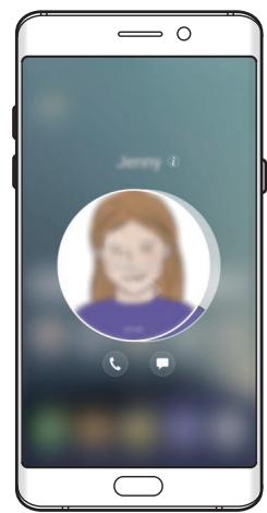 SAMSUNG GALAXY XCOVER 4S - Visualiser des notifications manquées depuis les contacts favoris - 2