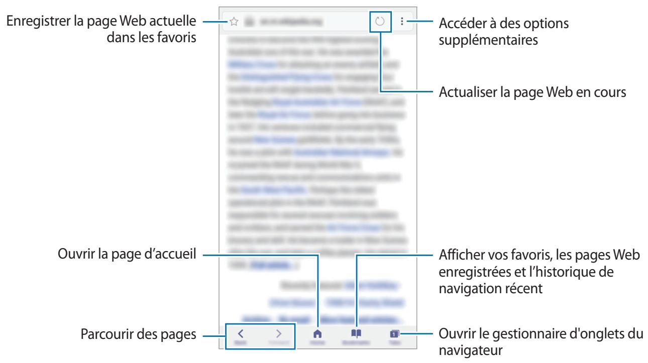 SAMSUNG GALAXY XCOVER 4S - Parcourir des pages web - 1