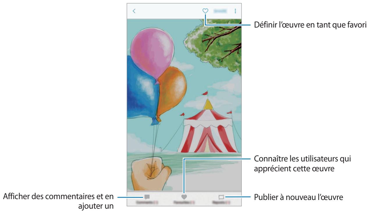 SAMSUNG GALAXY XCOVER 4S - Afficher une œuvre - 1