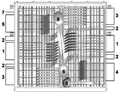 SABA LVS 15C39-18BK - Lower basket: - 11