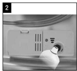 SABA LVS 15C39-18BK - When to Refill the Rinse Aid Dispenser - 3
