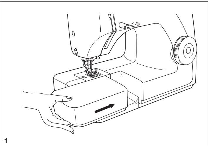 SINGER SIMPLE 3223 - Installation de la tablette de couture amovible - 1