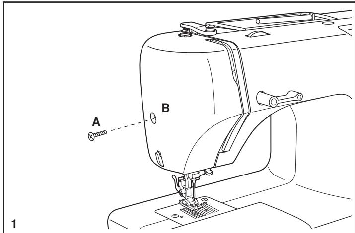 SINGER SIMPLE 3223 - Changement de l'ampoule - 1