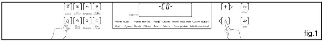 SAUTER SOP5762X - - REGLAGE DE LA LUMINOSITE DE L'AFFICHEUR - 1