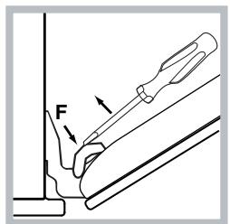 SCHOLTES CI66VW - Cleaning the oven door - 2