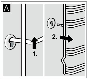 SIEMENS HB579GBS0 - Décrocher les supports - 1