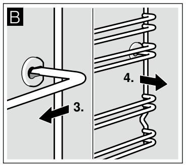 SIEMENS HB579GBS0 - Décrocher les supports - 2