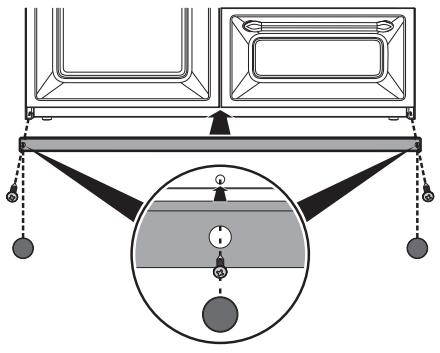 SMEG SF6400TVX - Mounting the bottom skirting - 2