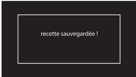 recette sauvegardée !